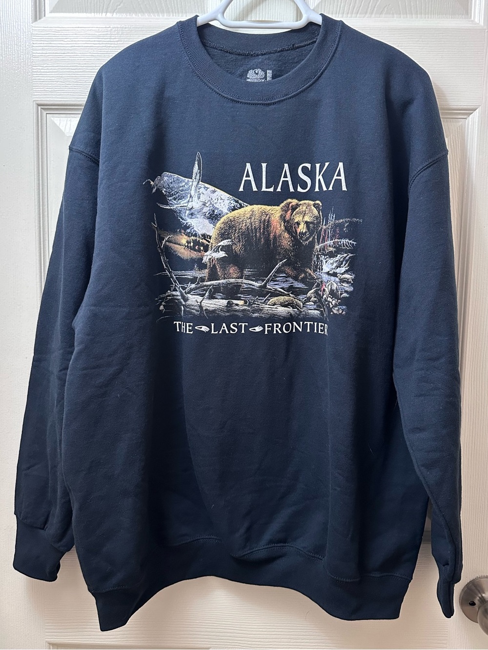 Vintage Alaska Sweatshirt Denali Crewneck Alaska National Park Sweater Pullover